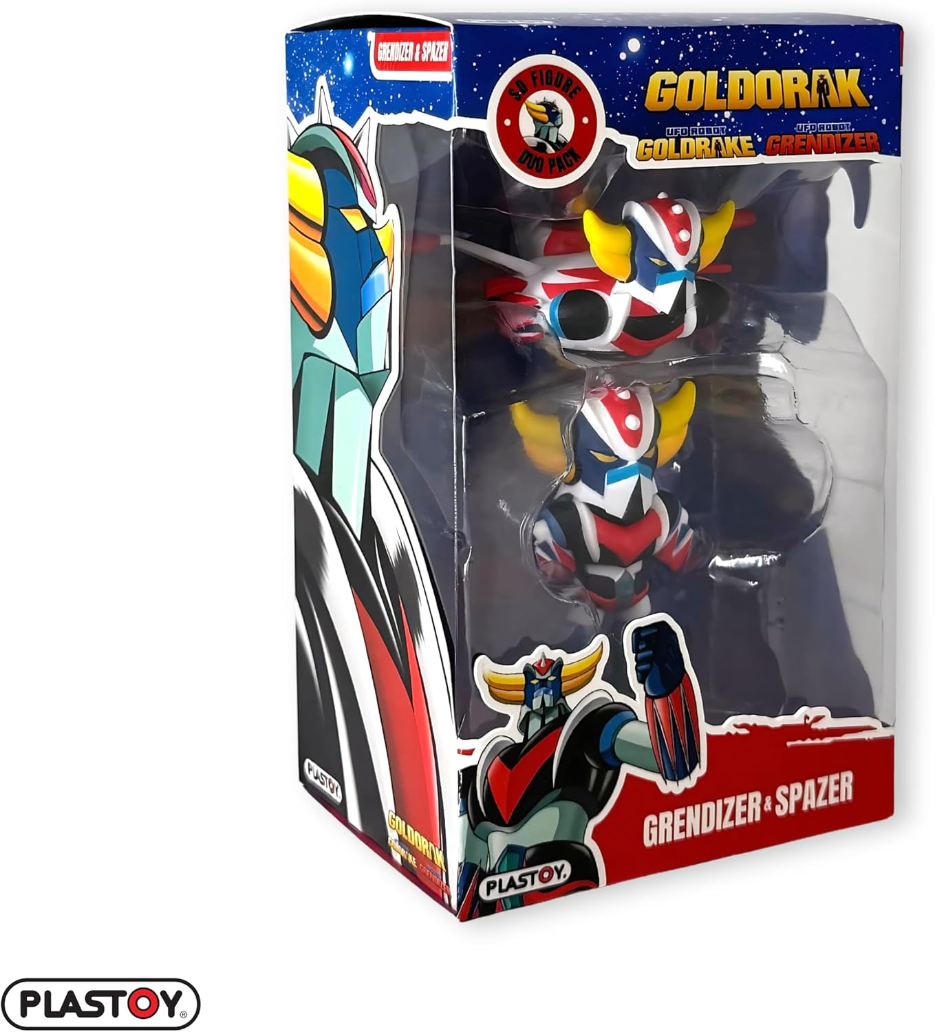 Boîte à fenêtre des figurines Plastoy Grendizer et Spazer