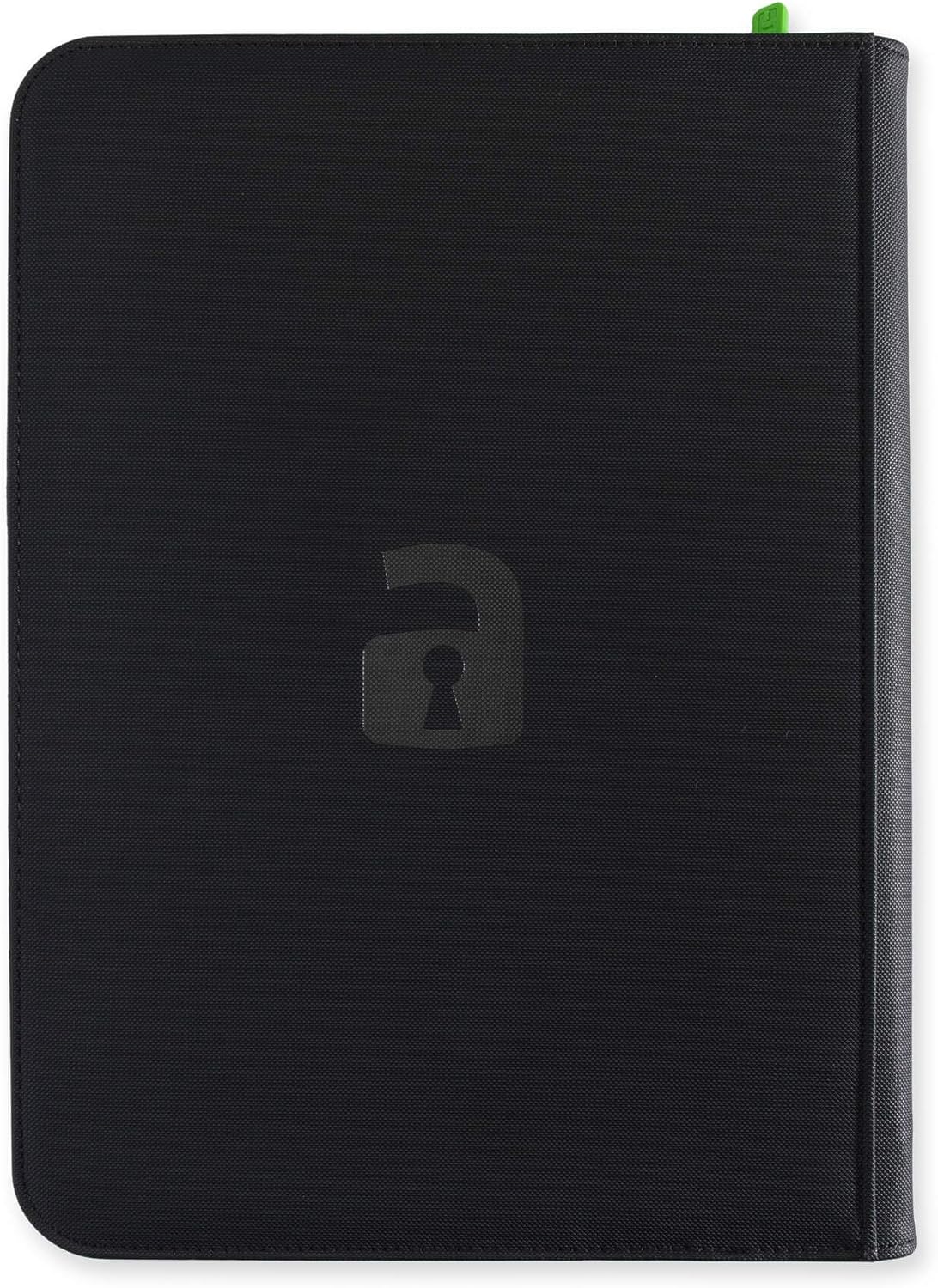 Dos du classeur Vault X avec le logo cadenas estampé