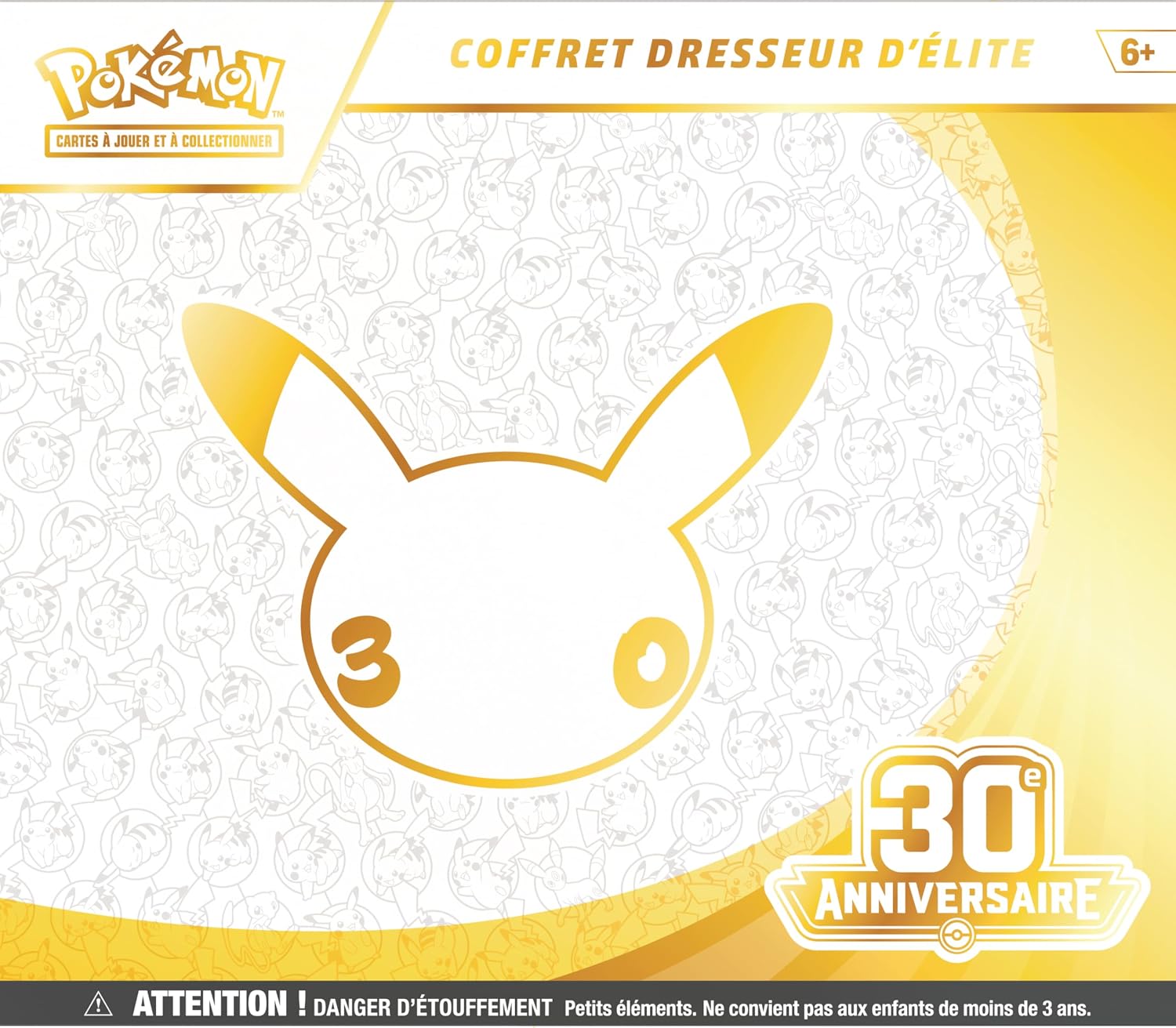 Face avant du Coffret Dresseur délite 30e Anniversaire