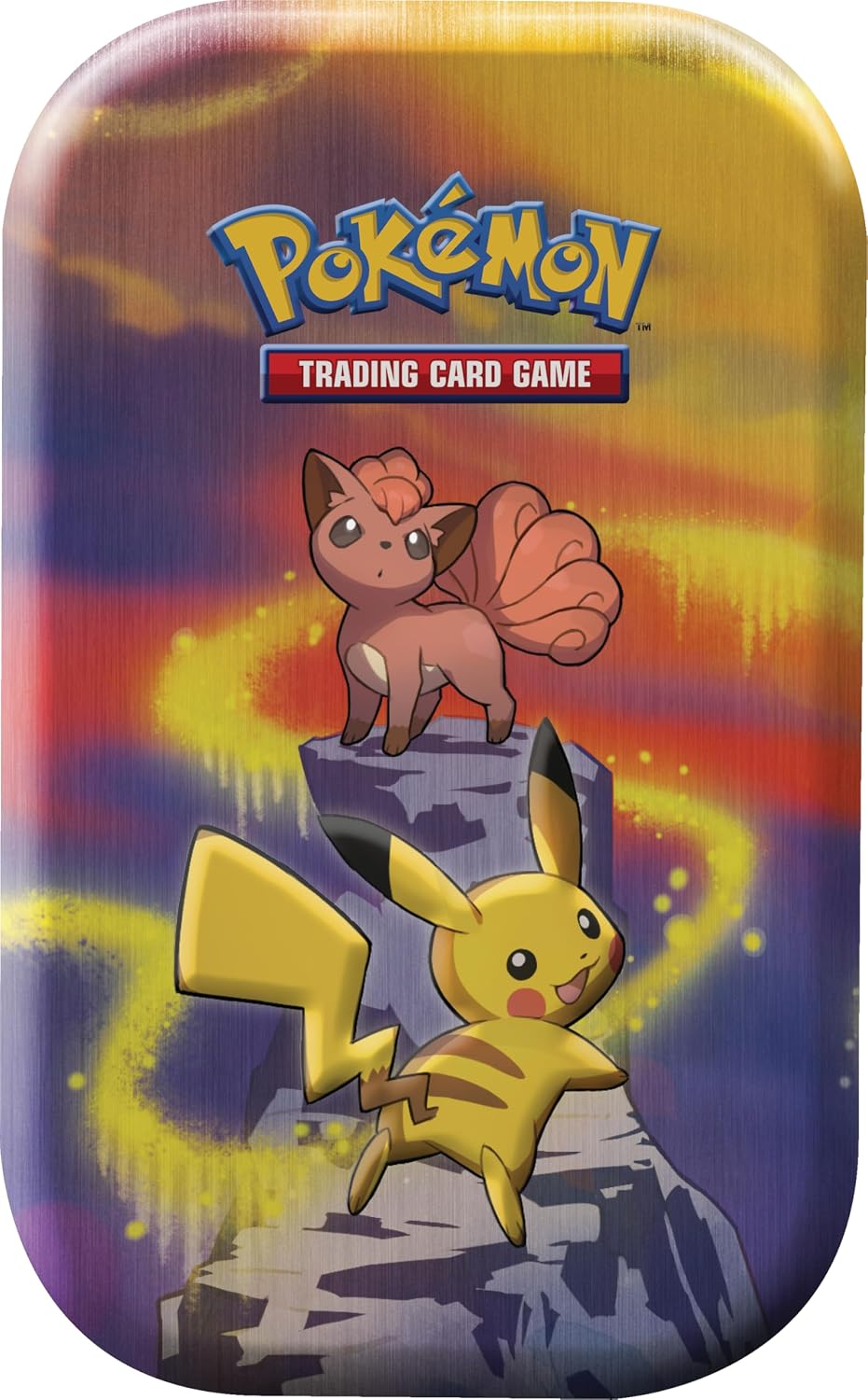 Mini-boîte Pikachu et Goupix vue de face
