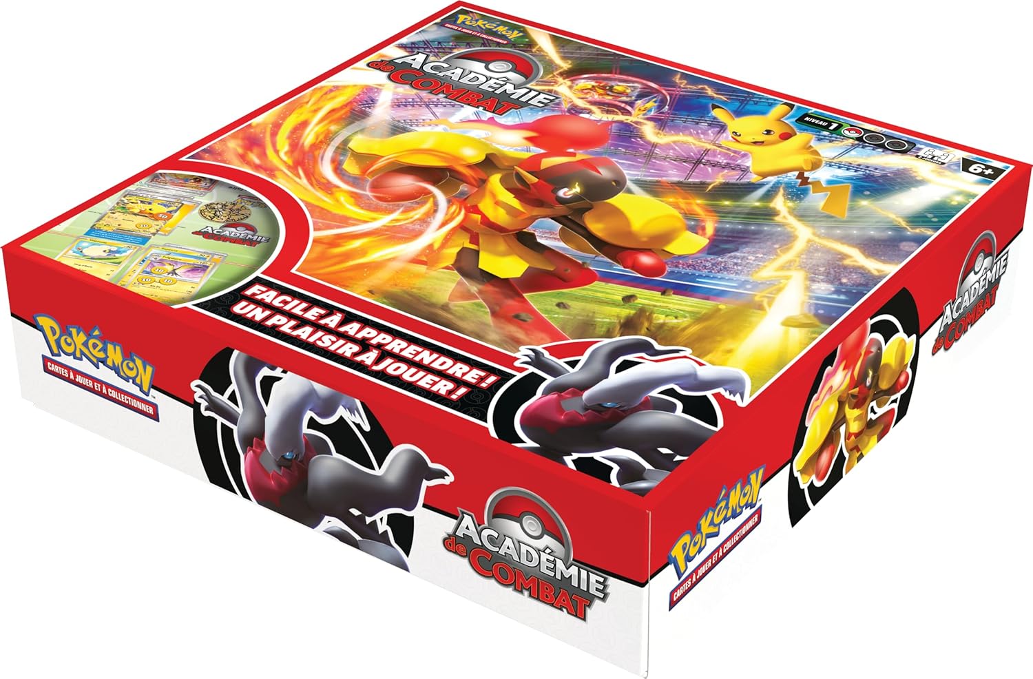Boîte vue de trois quarts, avec Darkrai sur le côté