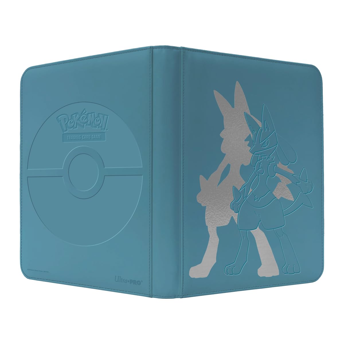 Classeur Pokémon Ultra Pro Elite Series bleu, Poké Ball et Lucario en relief