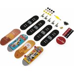 Contenu dun pack Chocolate étalé : planches, grips, trucks, roues, visserie et autocollants