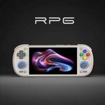 Visuel RP6 : Retroid Pocket 6 argentée vue de face sur fond sombre