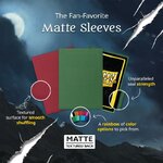 Visuel Dragon Shield sur les sleeves mates : dos texturé, fermeture solide, choix de couleurs