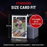 Schéma des dimensions dune sleeve Ultra Pro pour cartes au format standard