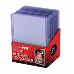 Boîte de 25 toploaders Ultra Pro 3 x 4 pouces, format regular