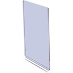 Toploader rigide transparent Ultra Pro vu de biais