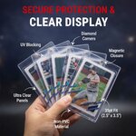 Plusieurs One-Touch Ultra Pro : fermeture aimantée, coins renforcés, protection UV