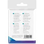 Dos du sachet Precise-Fit avec les informations en quatre langues, dont le français