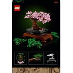 Dos de la boîte du bonsaï LEGO, version fleurs de cerisier