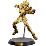 Aiolia en pose dattaque sur son socle, figurine Blokees à construire