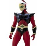 Buste dActarus vu de face, casque et combinaison rouge et noire