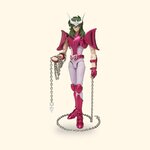 Figurine Myth Cloth EX de Shun d'Andromède et ses chaînes sur fond crème