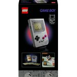Dos de la boîte du set LEGO Game Boy 72046, avec des photos du modèle