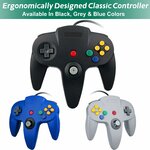 La manette OSTENT existe en noir, en bleu et en gris
