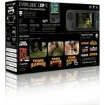 Dos de la boîte : fonctions de la console et contenu, dont la cartouche Tomb Raider Collection 1