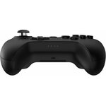 Tranche inférieure de la manette 8BitDo 64 et ses voyants