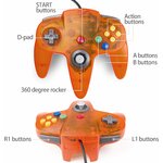 Schéma des boutons de la manette N64 miadore orange translucide