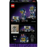 Dos de la boîte du LEGO Icons Soundwave 10358