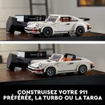 La 911 Turbo puis la 911 Targa LEGO posées sur un bureau