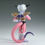 Freezer de dos, queue enroulée, sur fond gris