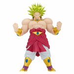 Broly Super Saiyan de face, poings serrés, sur fond blanc
