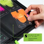 Carte glissée dans une pochette de 68 x 97 mm du classeur Vault X