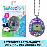 Boîte du Tamagotchi Original GEN2 et lappareil Tama Universe sur sa chaîne à billes