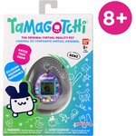 Boîte du Tamagotchi Original Tama Universe vue de trois quarts, avec la mention 8+