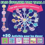 Visuel de lévolution dun Tamagotchi Paradise, de lœuf à ladulte, et de ses espèces