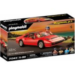 Boîte du coffret Magnum vue de trois quarts : la Ferrari au coucher du soleil, pastille 48 pièces