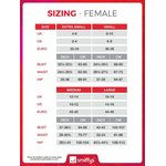Guide des tailles Smiffys pour femme, du XS au L, en tailles UK, US et européennes