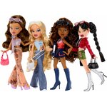 Yasmin, Cloe, Sasha et Jade côte à côte, visuel de la collection, poupées vendues séparément