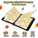 Classeur Mactoou ouvert, pages à 9 pochettes pour 900 cartes