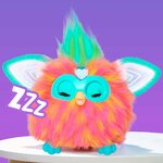 Furby Corail endormi, yeux fermés, visuel ZZZ