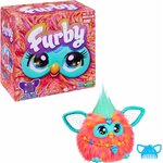 Boîte et Furby Corail avec son peigne, visuel du contenu