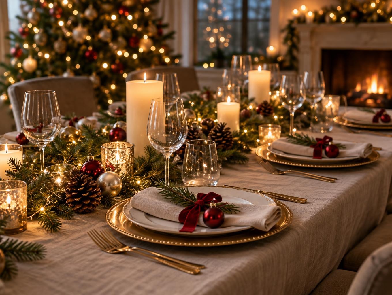 Déco de table de Noël : 8 idées pour un réveillon magique