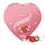 Boîte cœur Lindt Lindor assortie, 160 g
