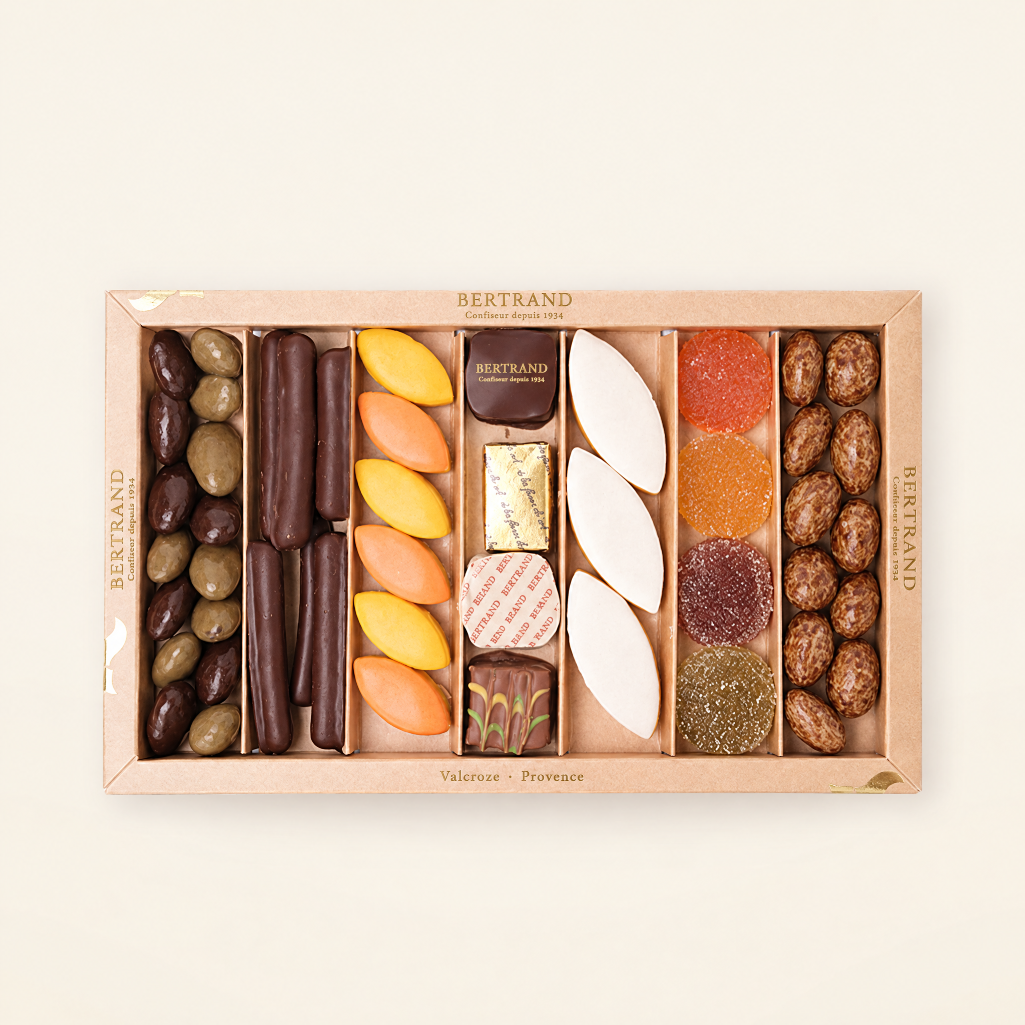 Coffret Dégustation Bertrand, chocolats et confiseries assortis