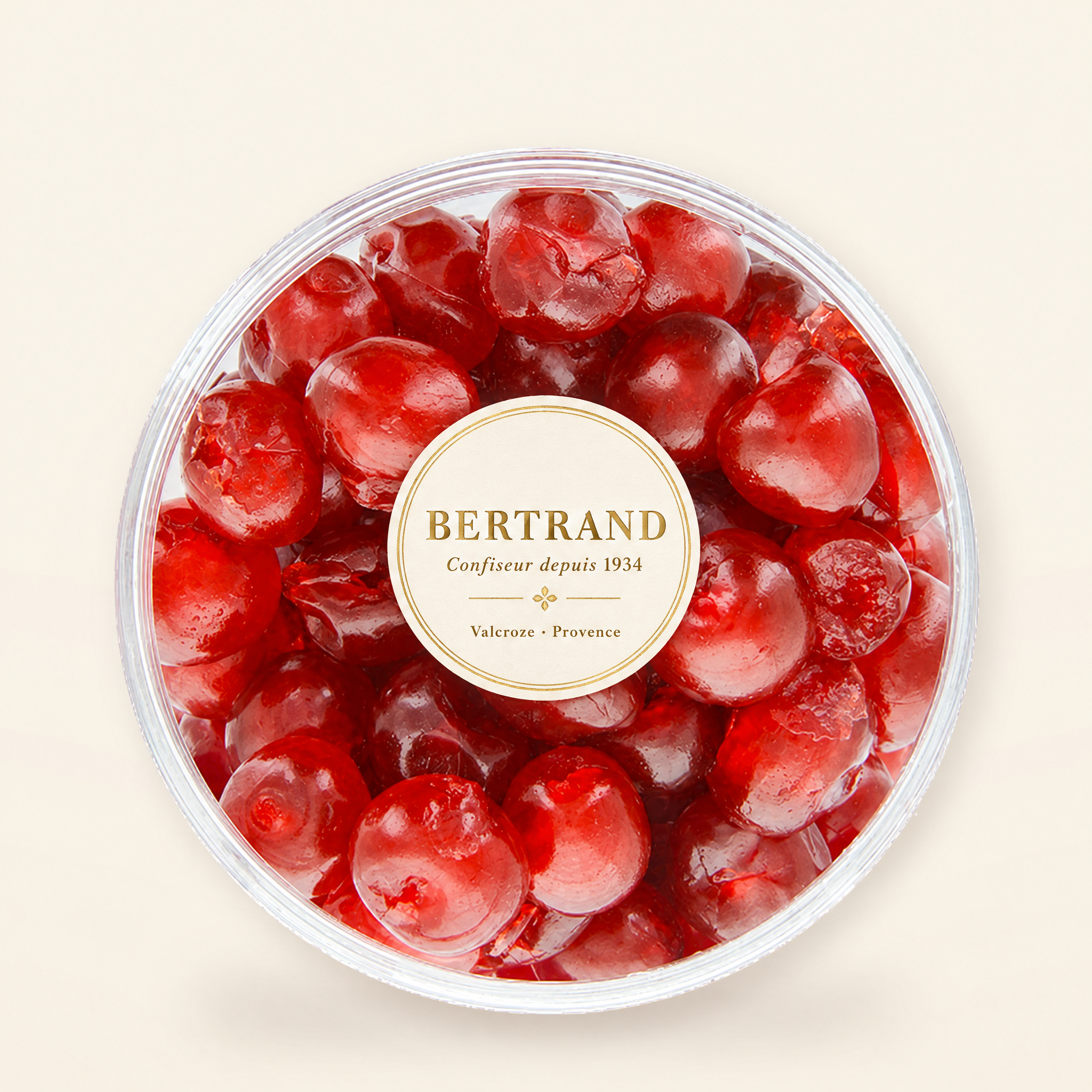 Pot de cerises bigarreaux confites Bertrand