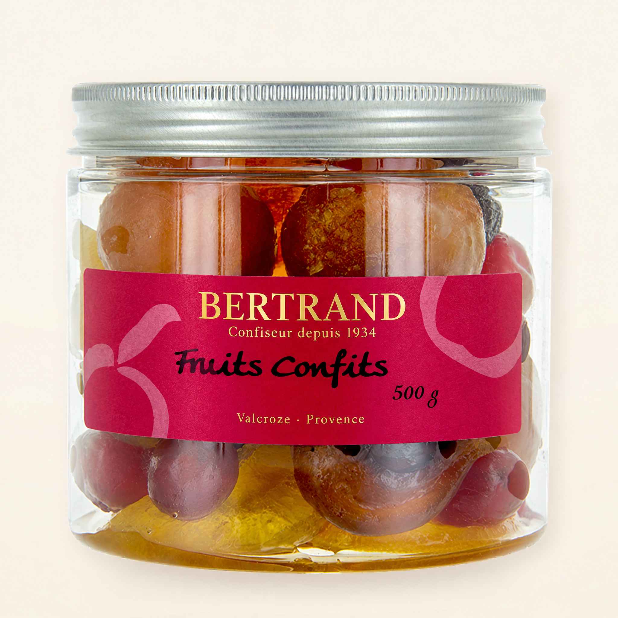 Pot de fruits confits assortis Bertrand
