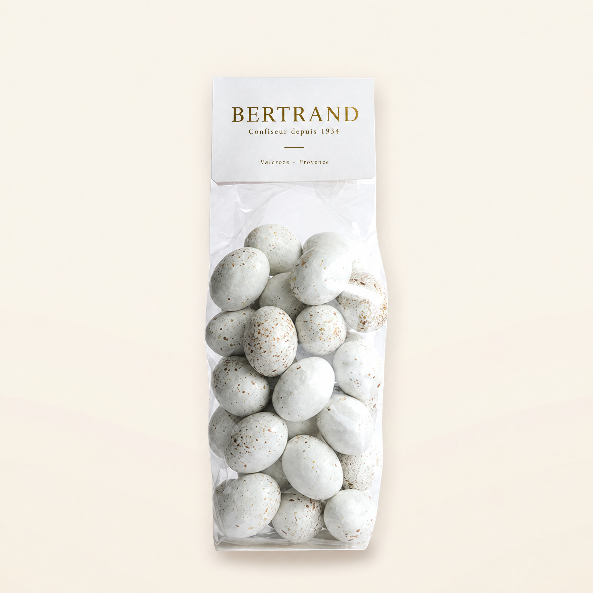 Sachet d'œufs de mouette au praliné Bertrand