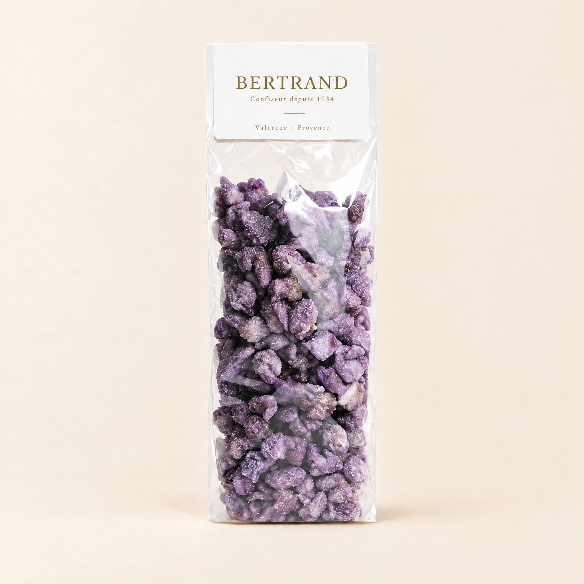 Sachet de fleurs de violette cristallisées Bertrand