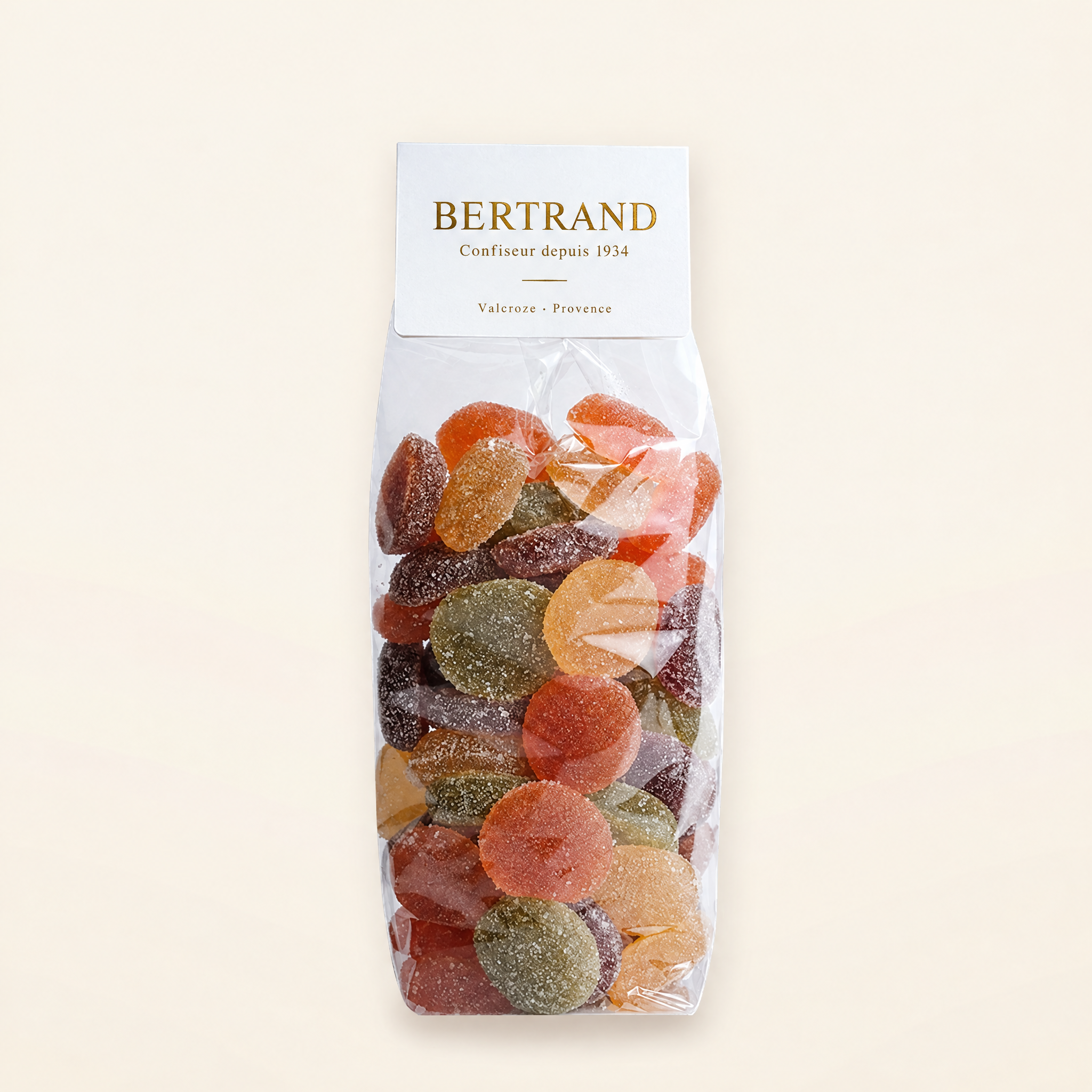 Sachet de pâtes de fruits assorties Bertrand