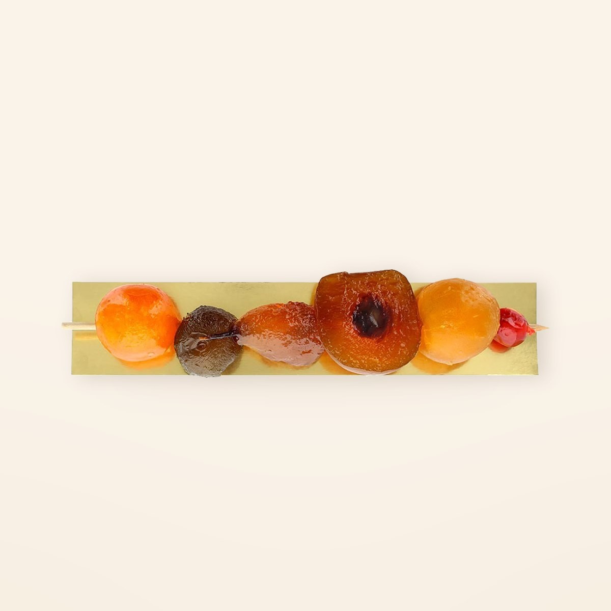 Brochette de fruits confits Bertrand