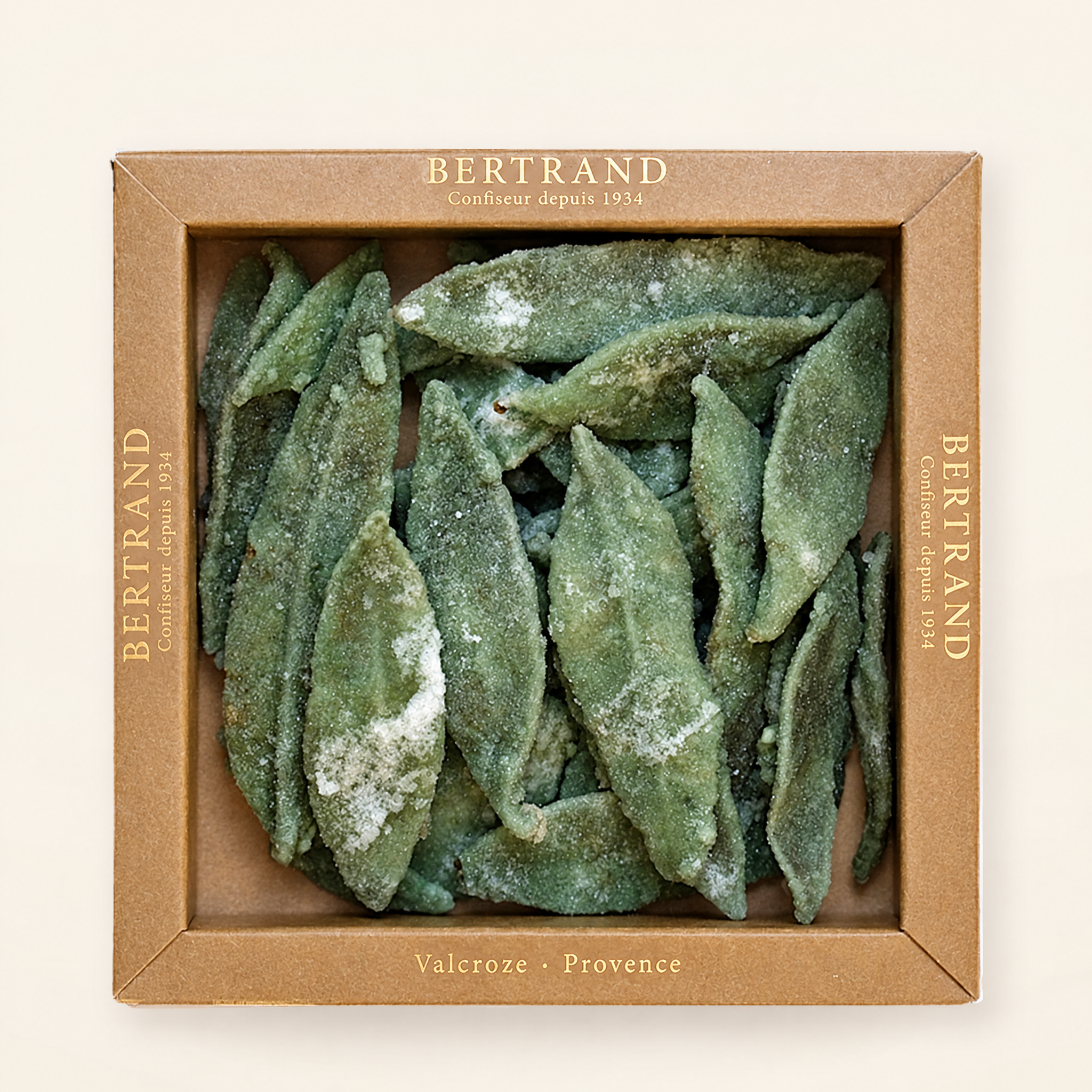 Coffret de feuilles de verveine cristallisées Bertrand, 80 g