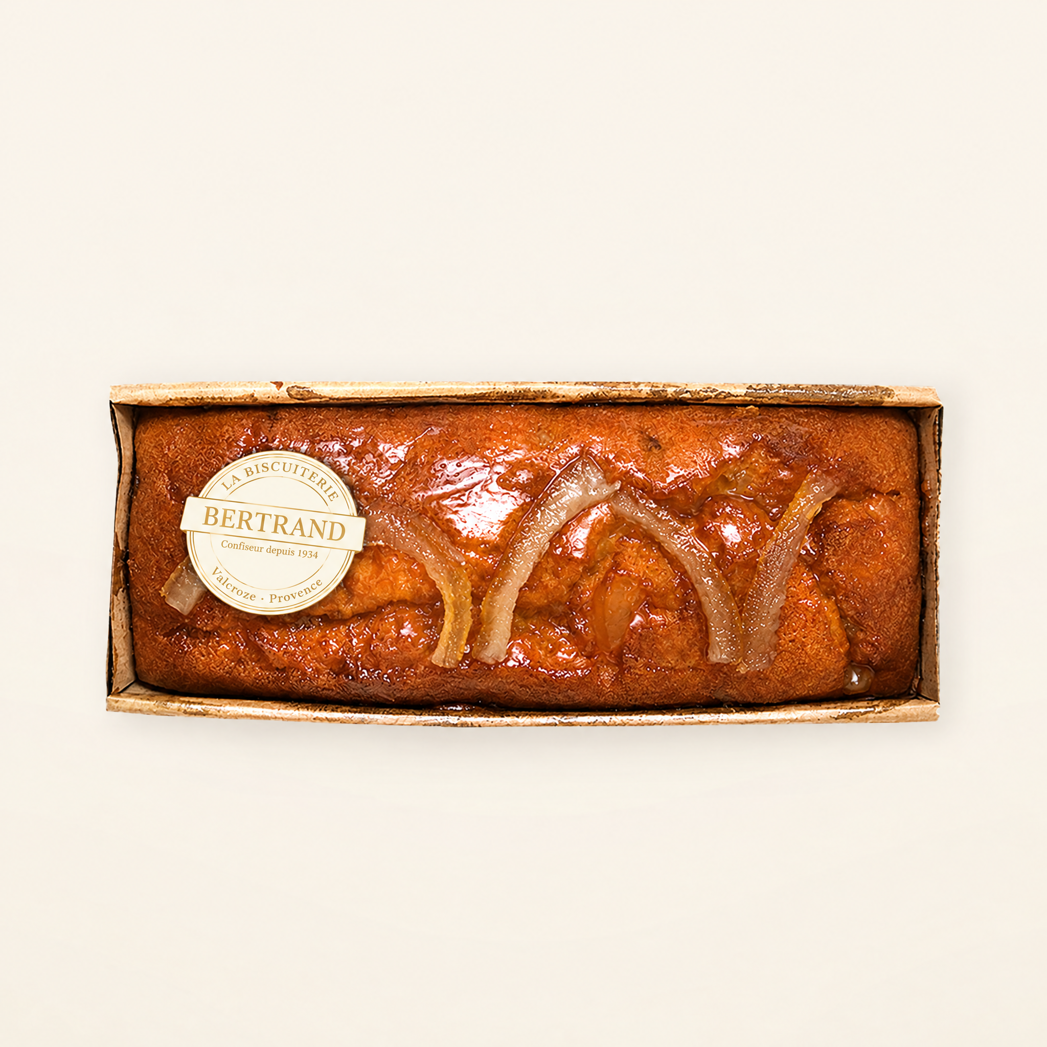 Cake au citron artisanal de la Biscuiterie Bertrand