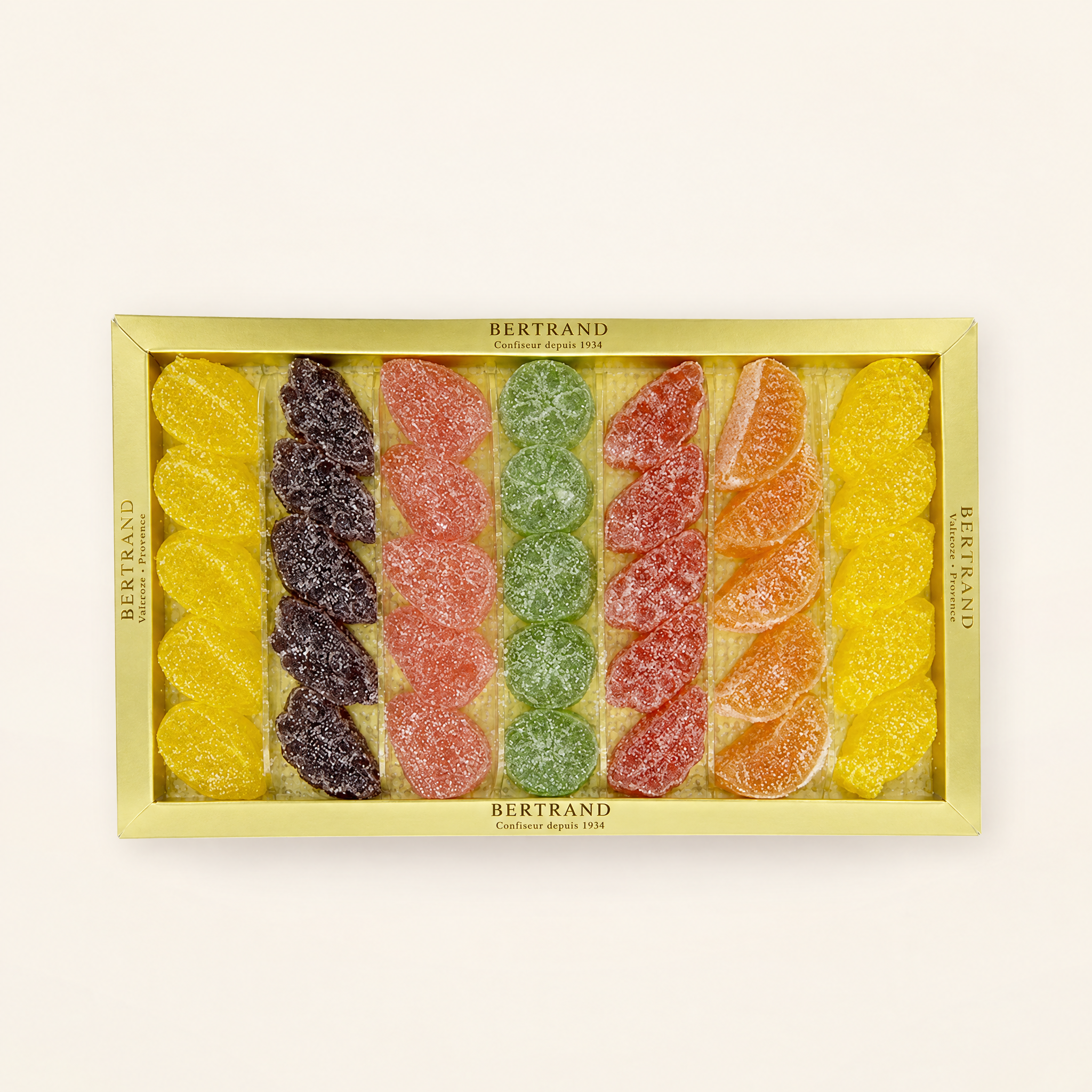 Coffret de gels de fruits assortis Bertrand