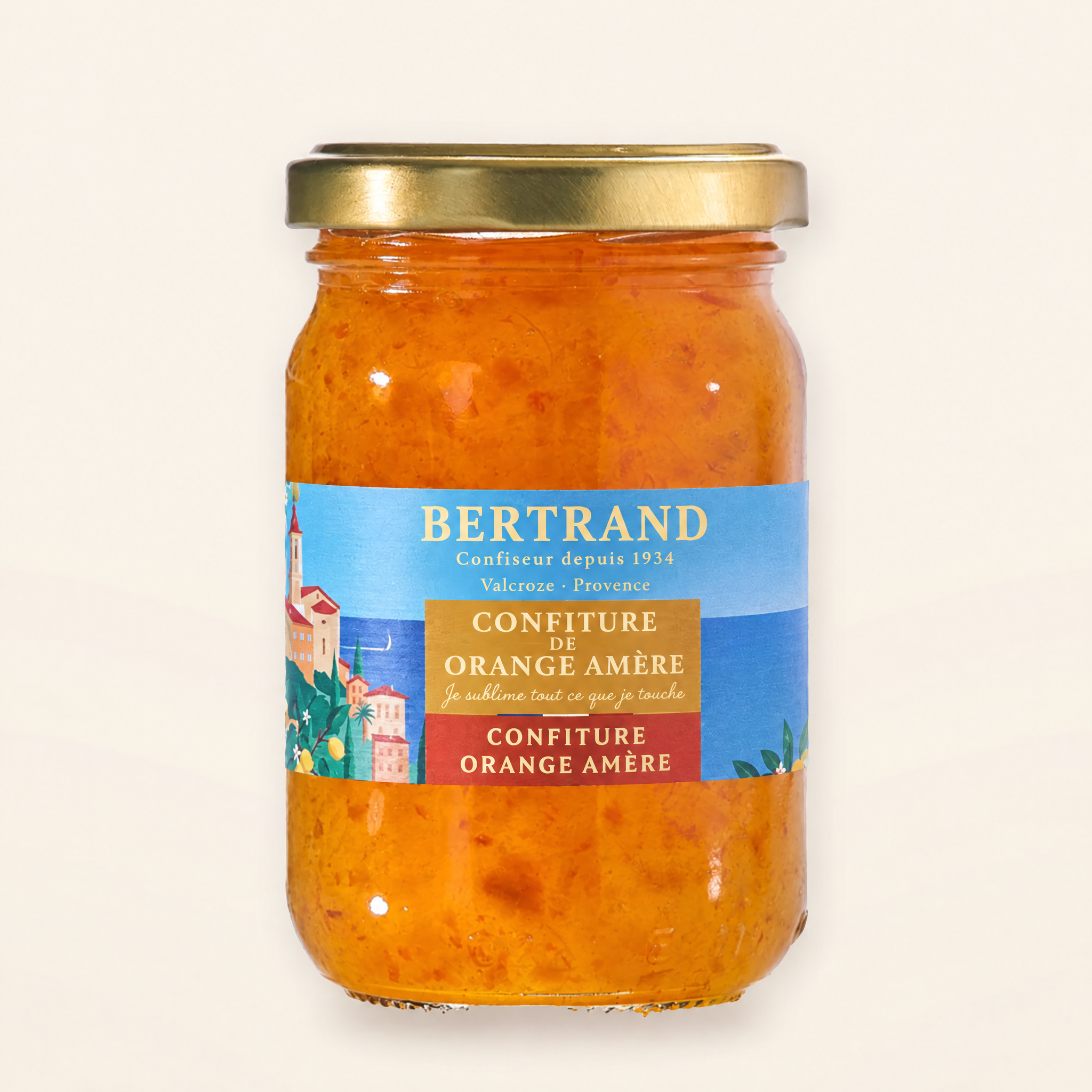 Pot de confiture dorange amère Édition limitée Provence Bertrand